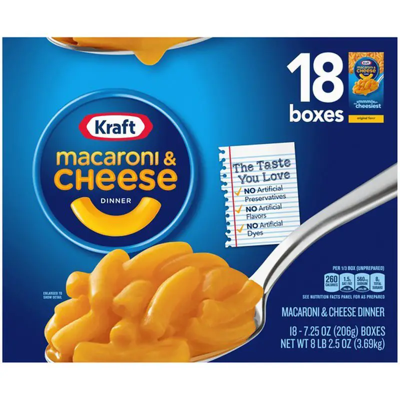 Kraft Original Flavor Macaroni &  Cheese Dinner (7.25 oz ...