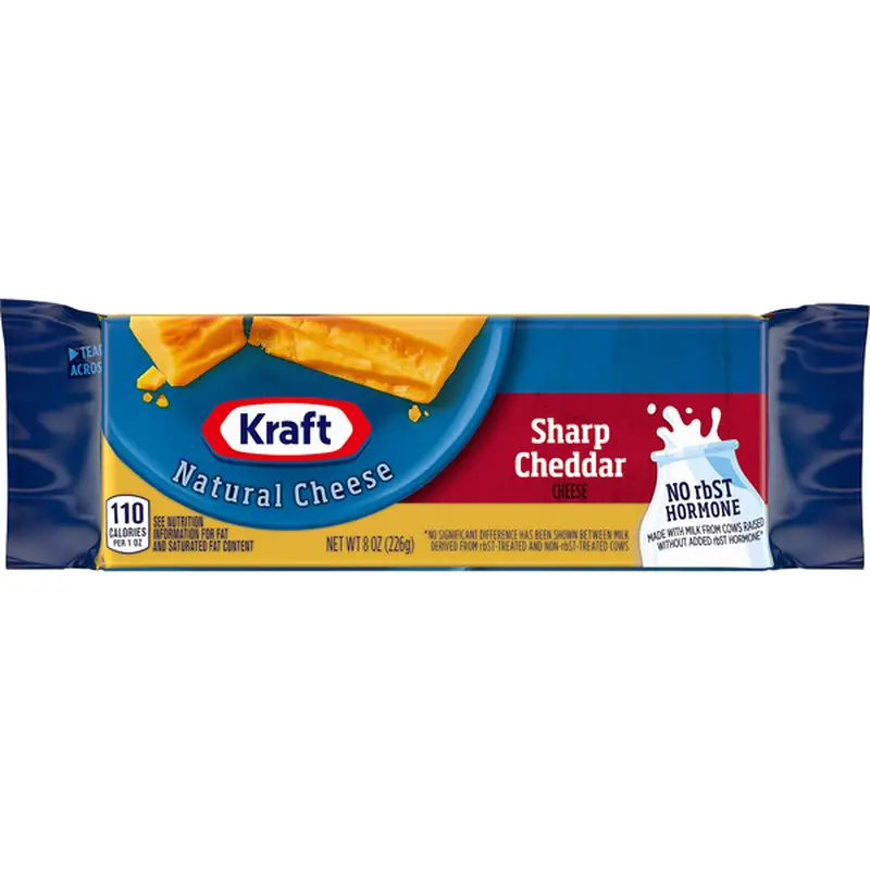 Kraft Sharp Cheddar Natural Cheese (8 oz) from CVS Pharmacy®