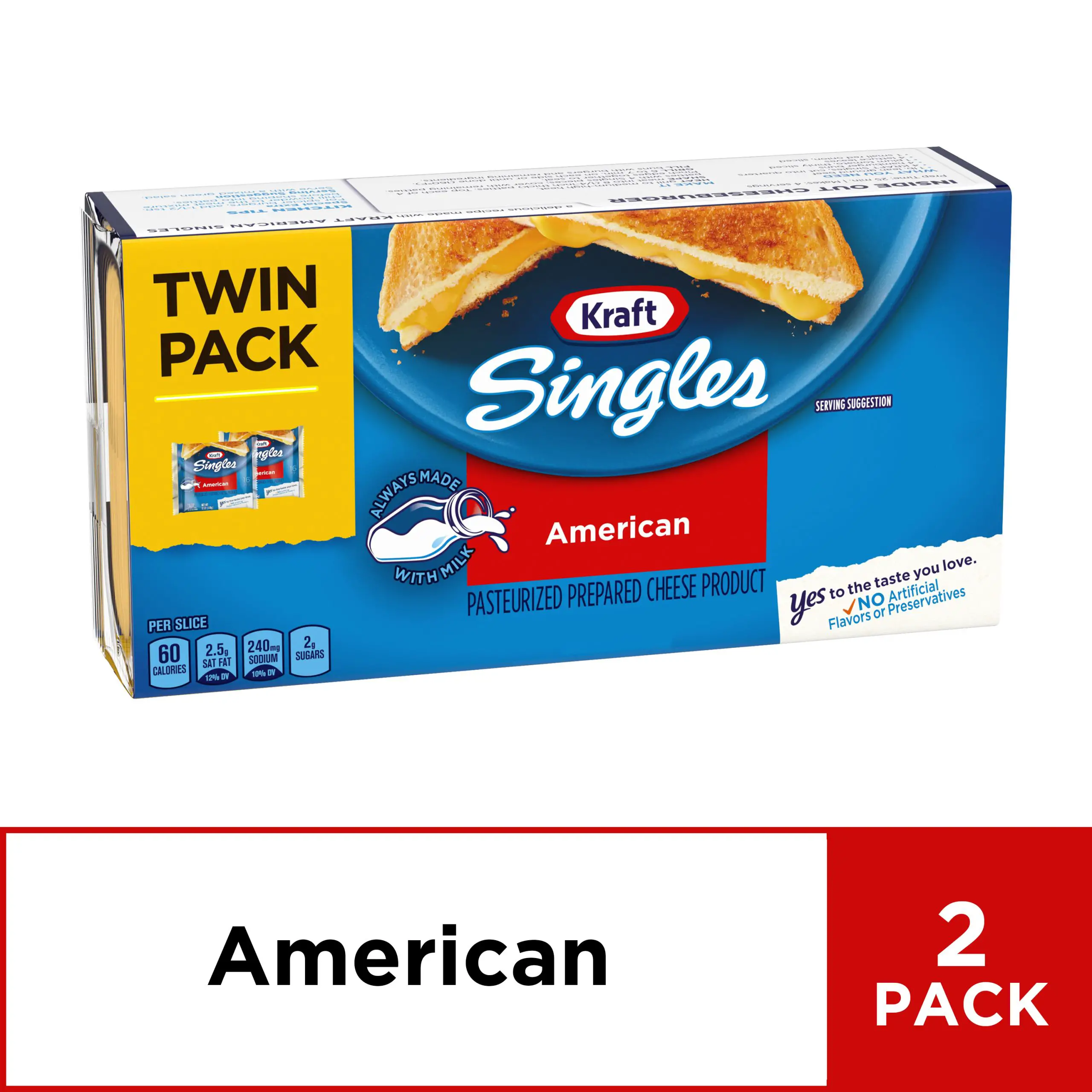 Kraft Singles American Slices, 32 ct