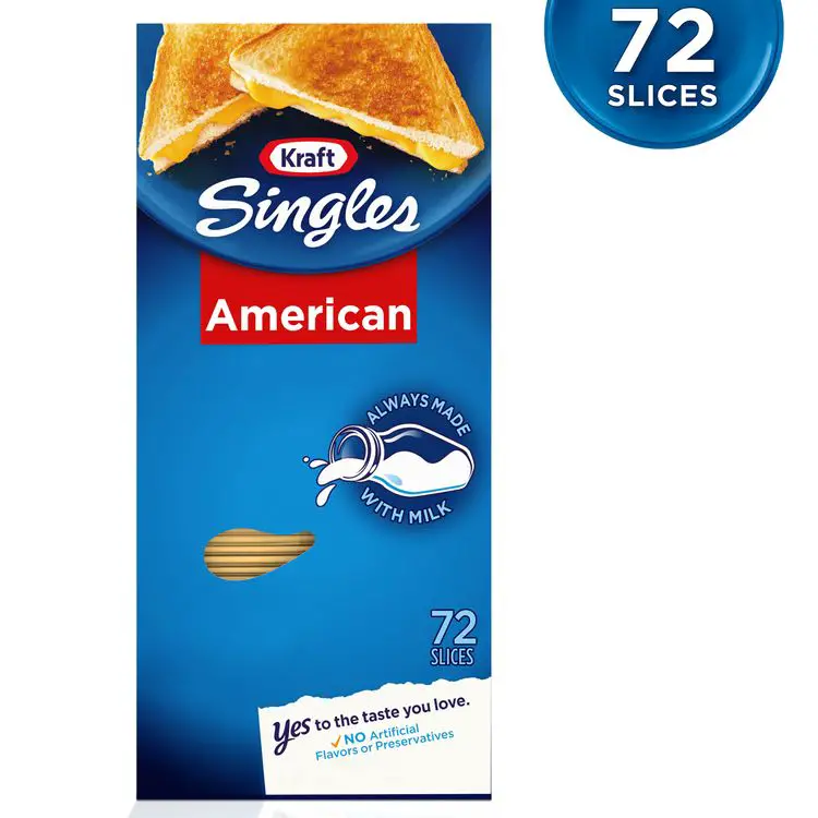 Kraft Singles American Slices, 72 ct.