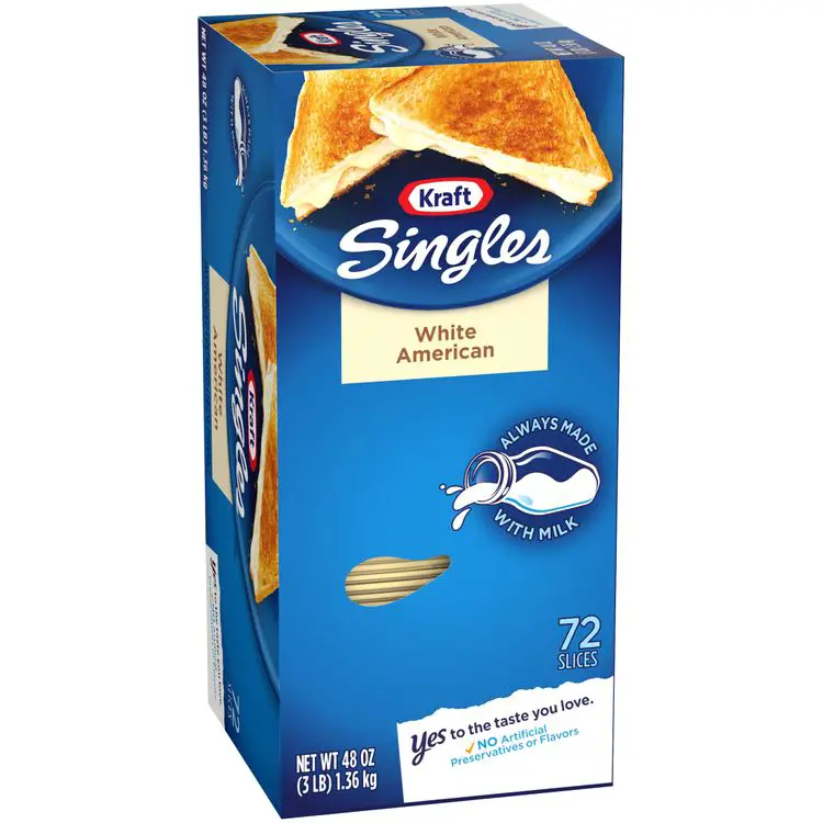 Kraft Singles Cheese Slices, White American Cheese Reviews 2021