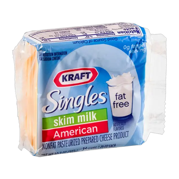 Kraft Singles Skim Milk American Cheese Slices