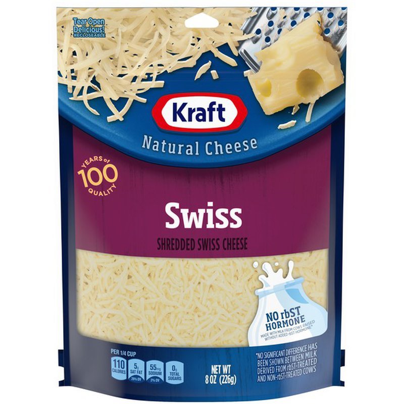 Kraft Swiss Shredded Natural Cheese (8 oz) from Lunardis ...