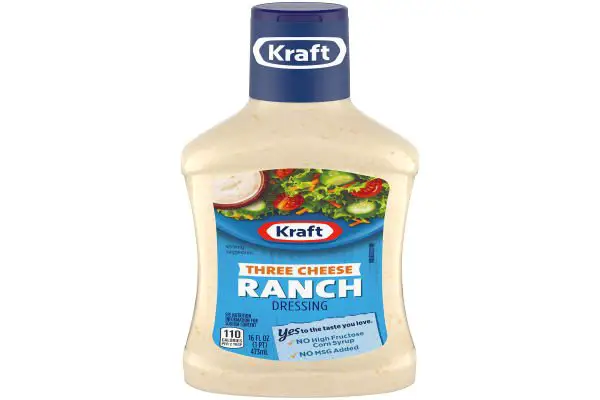 Kraft Three Cheese Ranch Dressing 16 fl oz Bottle