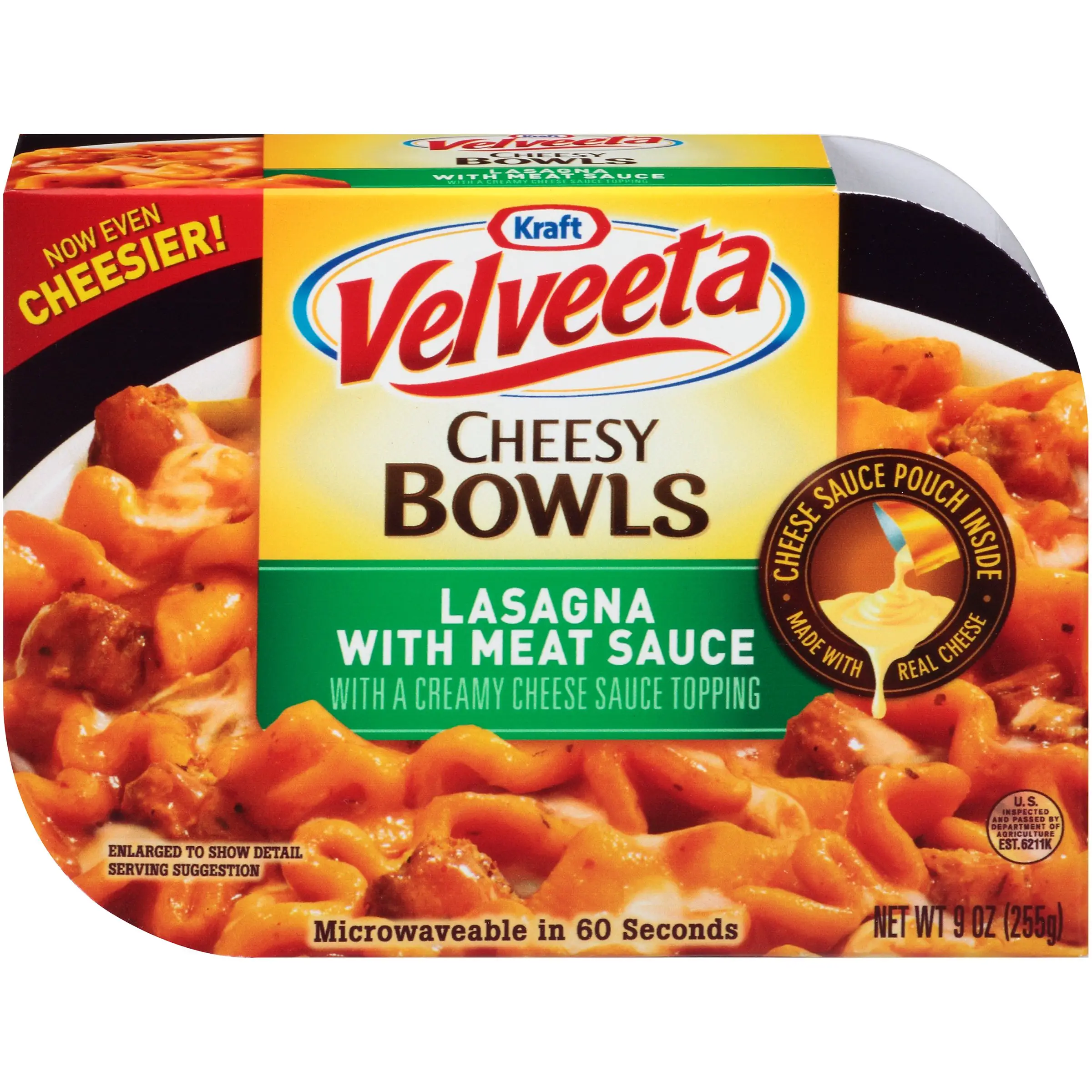 Kraft Velveeta Cheesy Skillets Singles Lasagna with Meat ...