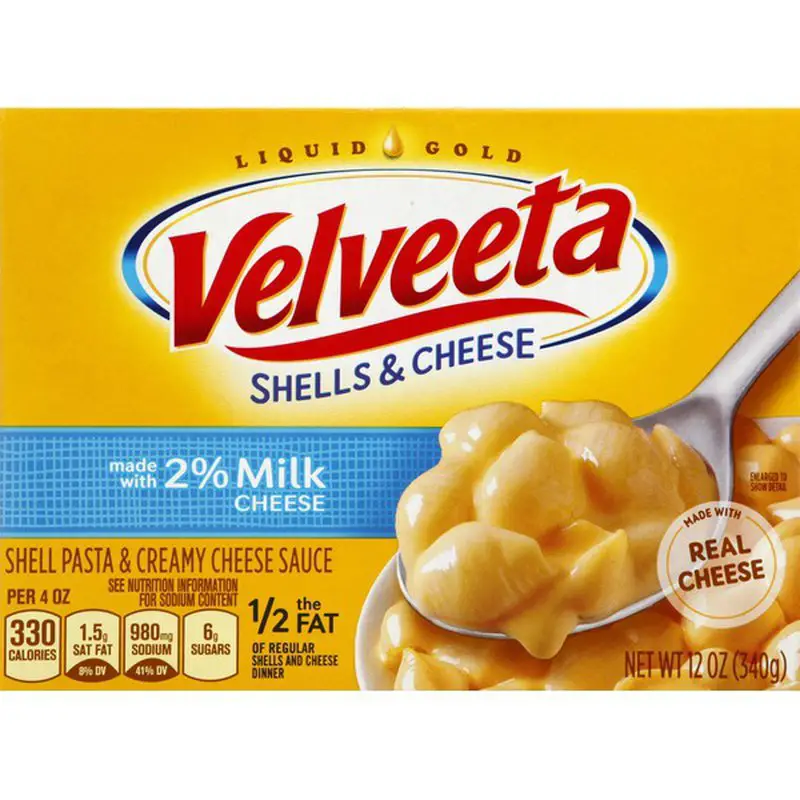 Kraft Velveeta Shells &  Cheese Made with 2% Milk Cheese ...