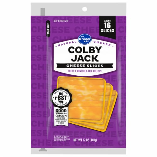 Kroger® Colby Jack Cheese Slices, 16 ct / 12 oz