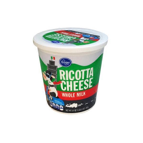 Kroger Whole Milk Ricotta Cheese (30 oz) from QFC