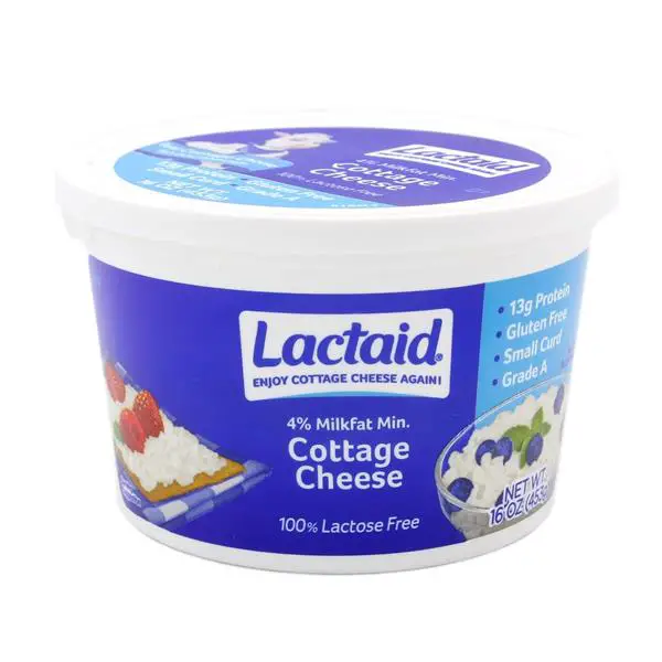 Lactaid 4% Milkfat Lactose Free Cottage Cheese