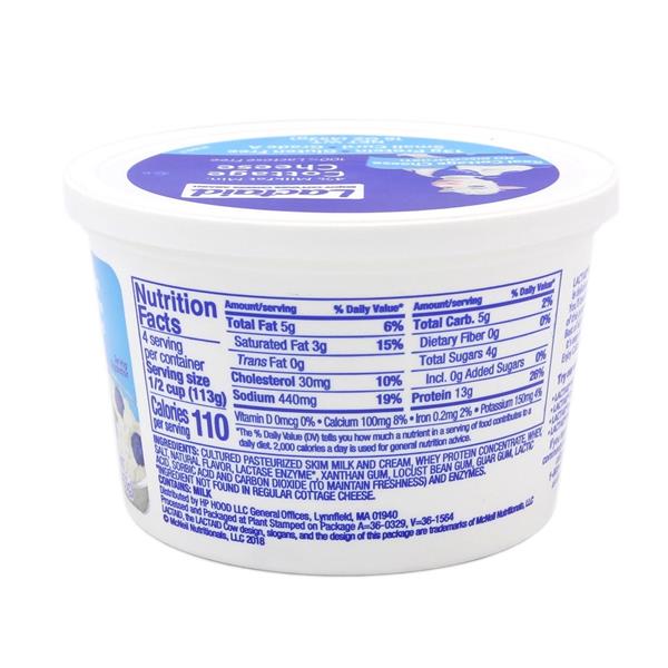 Lactaid 4% Milkfat Lactose Free Cottage Cheese