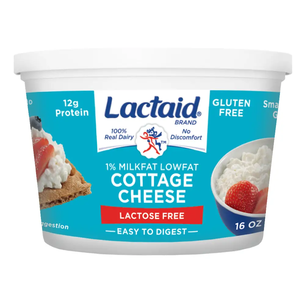 Lactaid, Low Fat Cottage Cheese, Plain, 16 oz: Amazon.com: Grocery ...