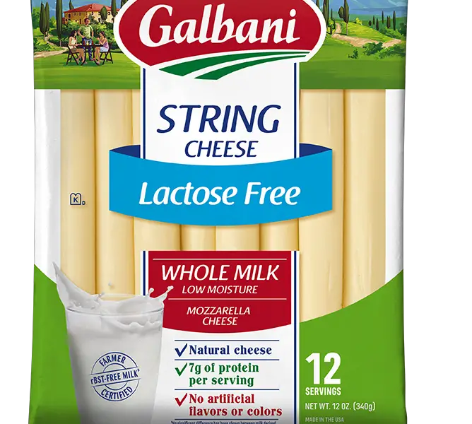 Lactose Free Mozzarella String Cheese