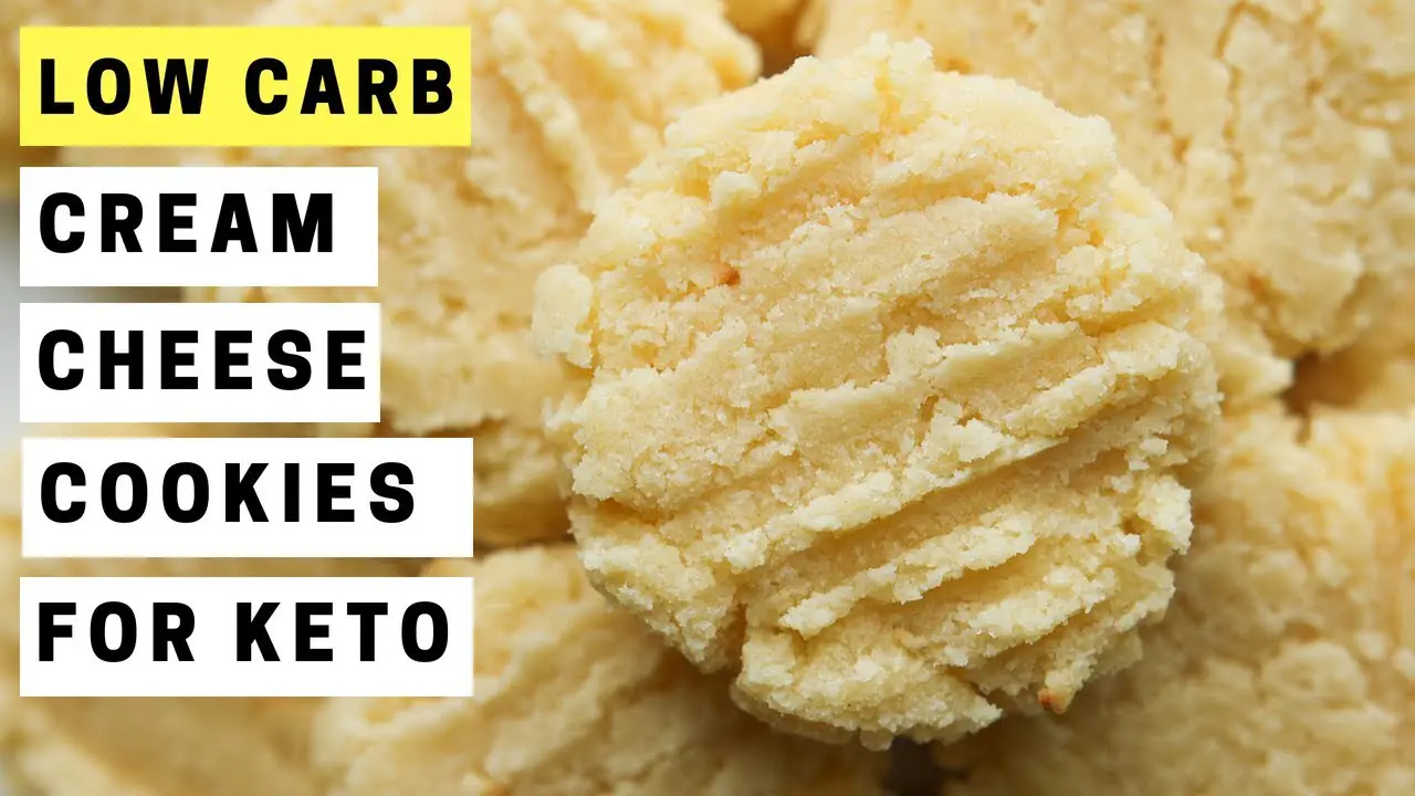 Low Carb Cream Cheese Cookies Recipe For Keto (1.5 NET CARBS)