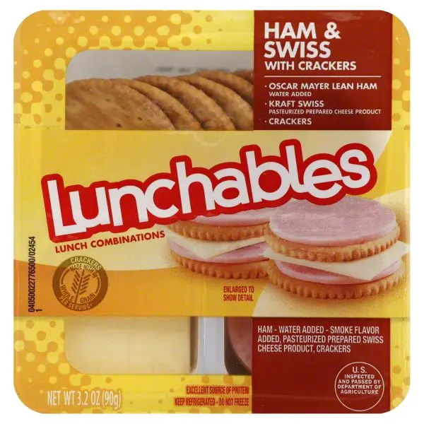 Lunchables Ham &  Swiss Cheese with Crackers from Oscar ...