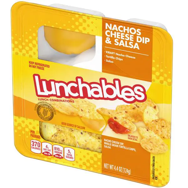 Lunchables Nachos Cheese Dip &  Salsa Lunch Combination ...