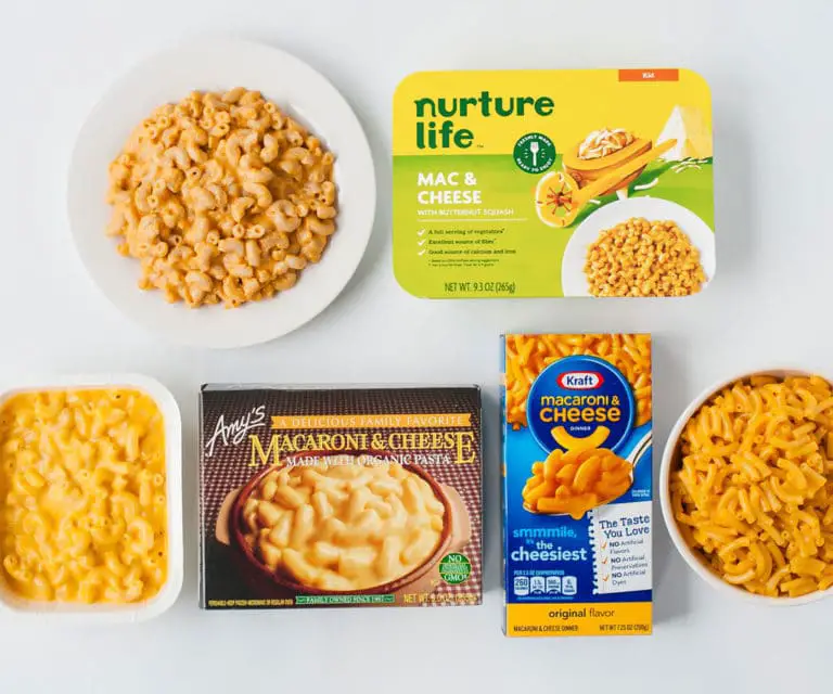 Mac &  Cheese Nutrition Comparison