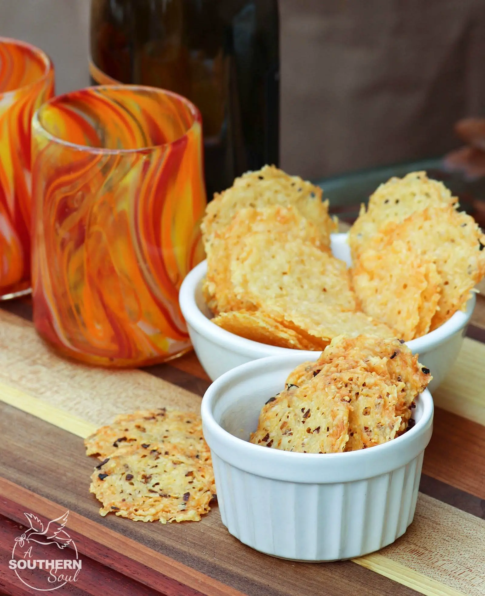 Make these Parmesan Cheese Crisps as soon as you can ...