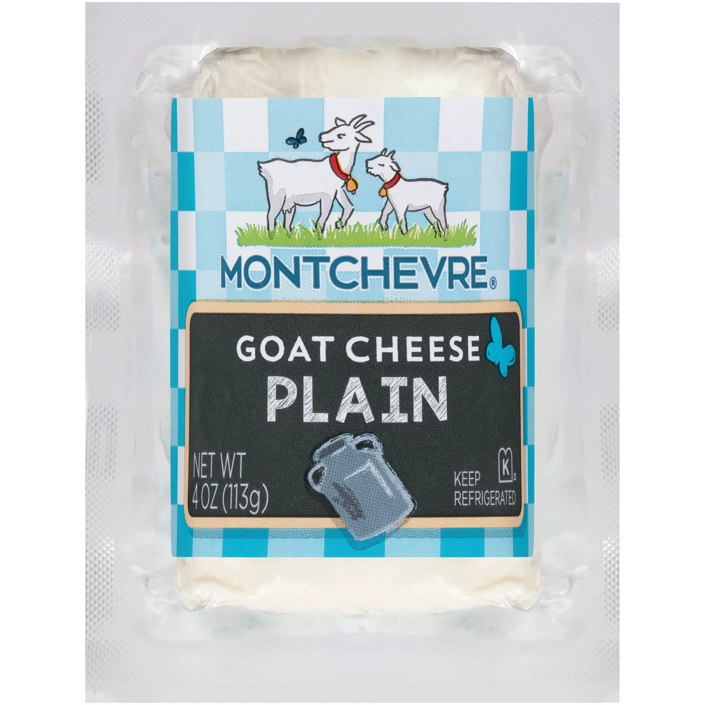 Montchevre Plain Goat Cheese Log, 4 oz