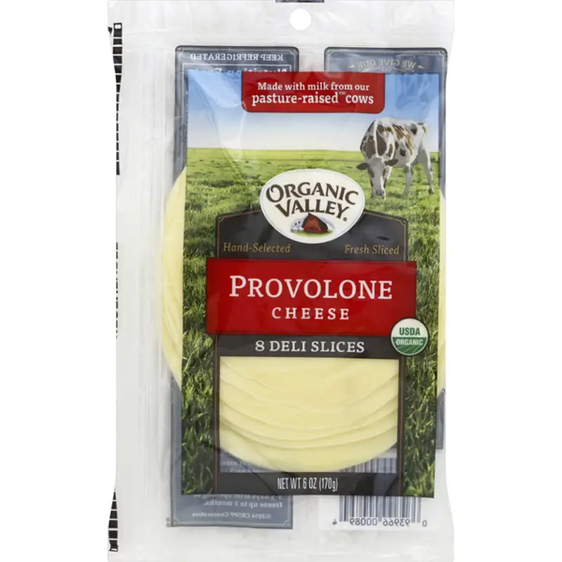 Organic Valley Organic Provolone Cheese Slices (6 oz ...