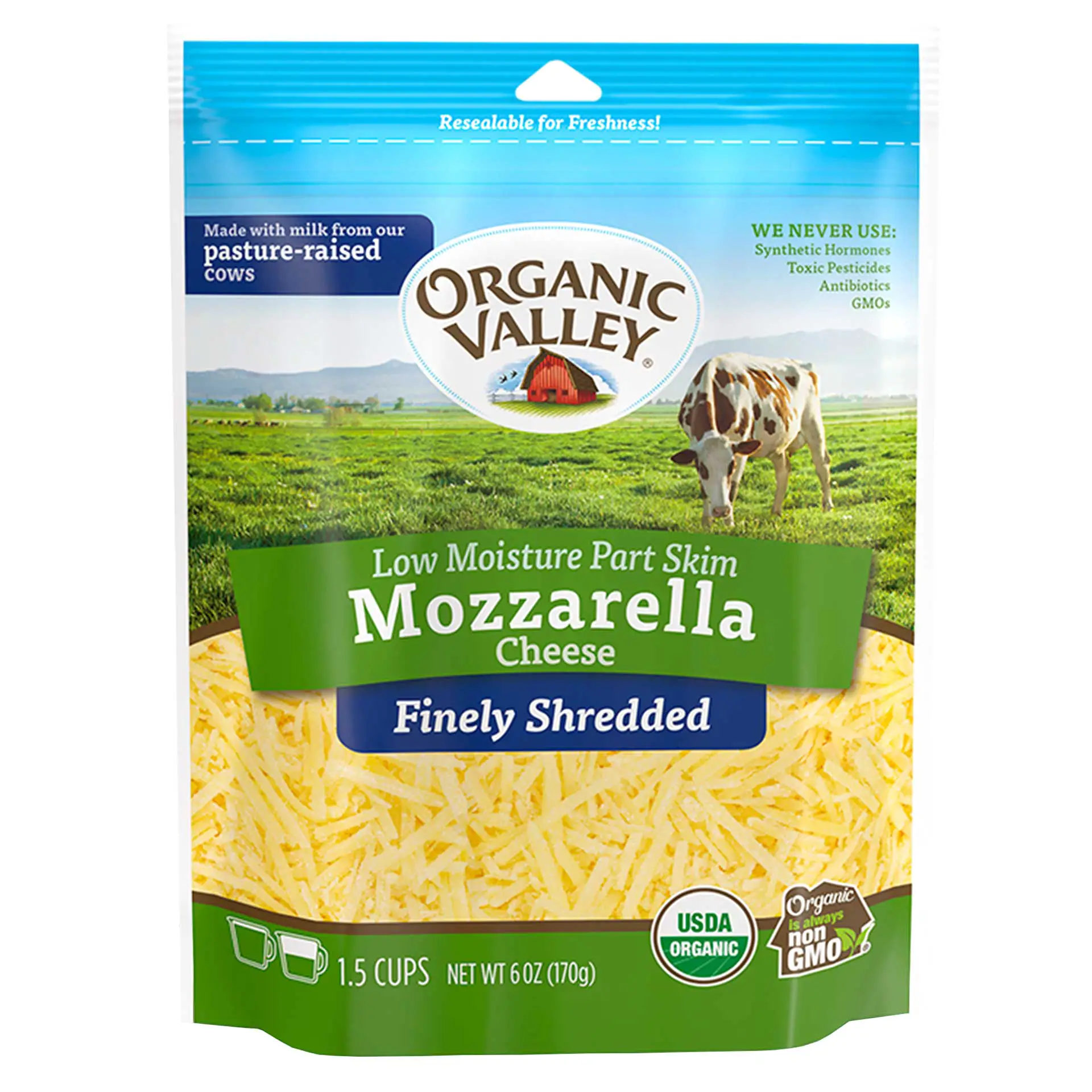 Organic Valley Shredded Mozzarella