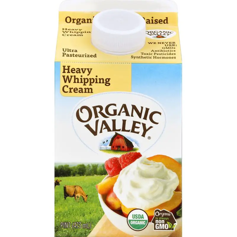 Organic Valley Ultra Pasteurized Organic Heavy Whipping Cream (16 oz ...