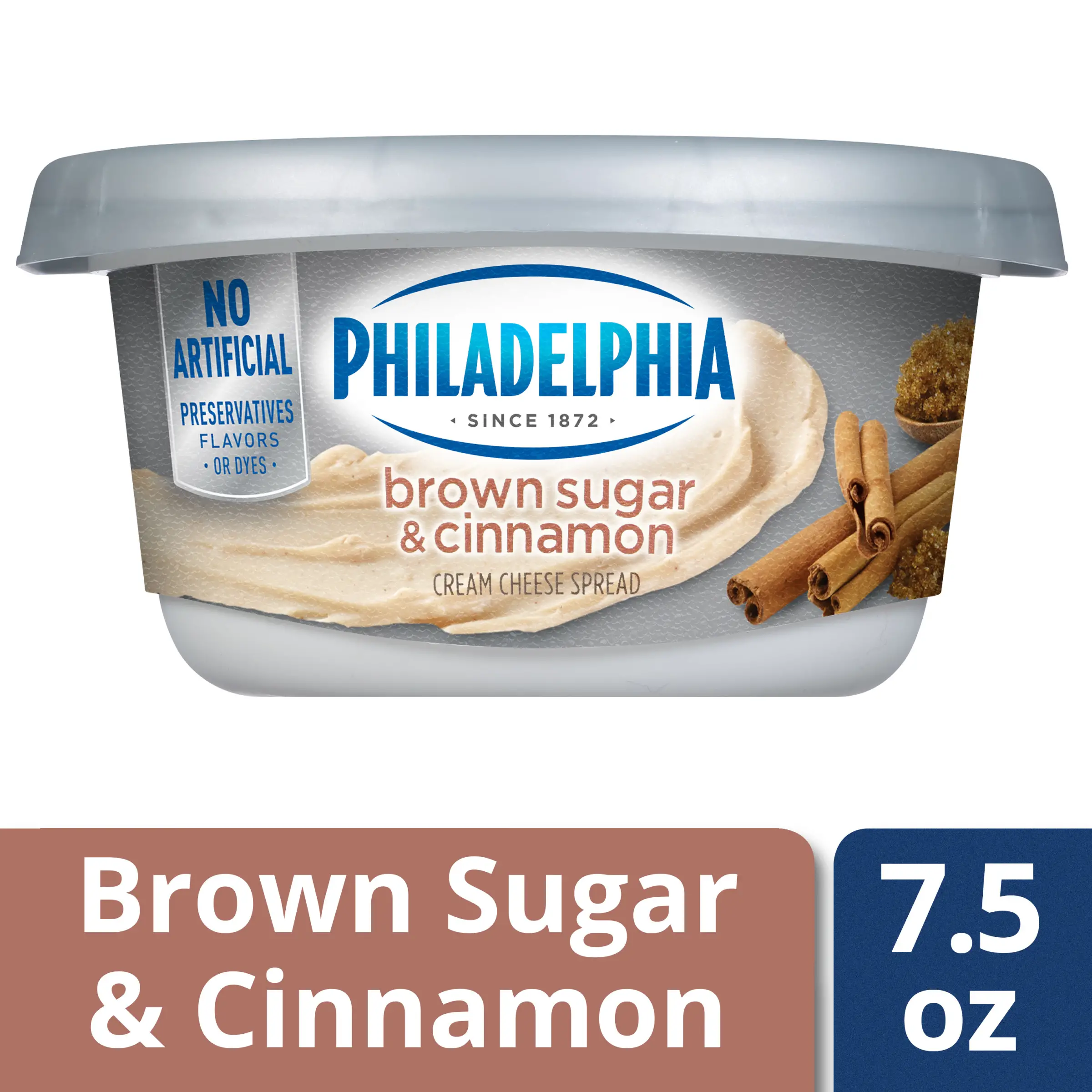 Philadelphia Brown Sugar Cream Cheese Spread, 7.5 oz Tub
