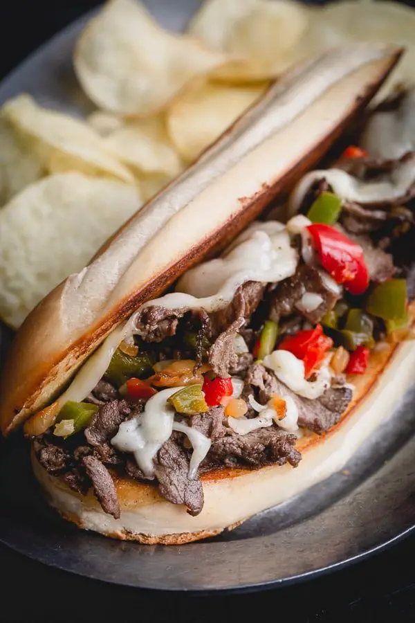 Philly Cheesesteak Recipe with Provolone Cheese Sauce ...