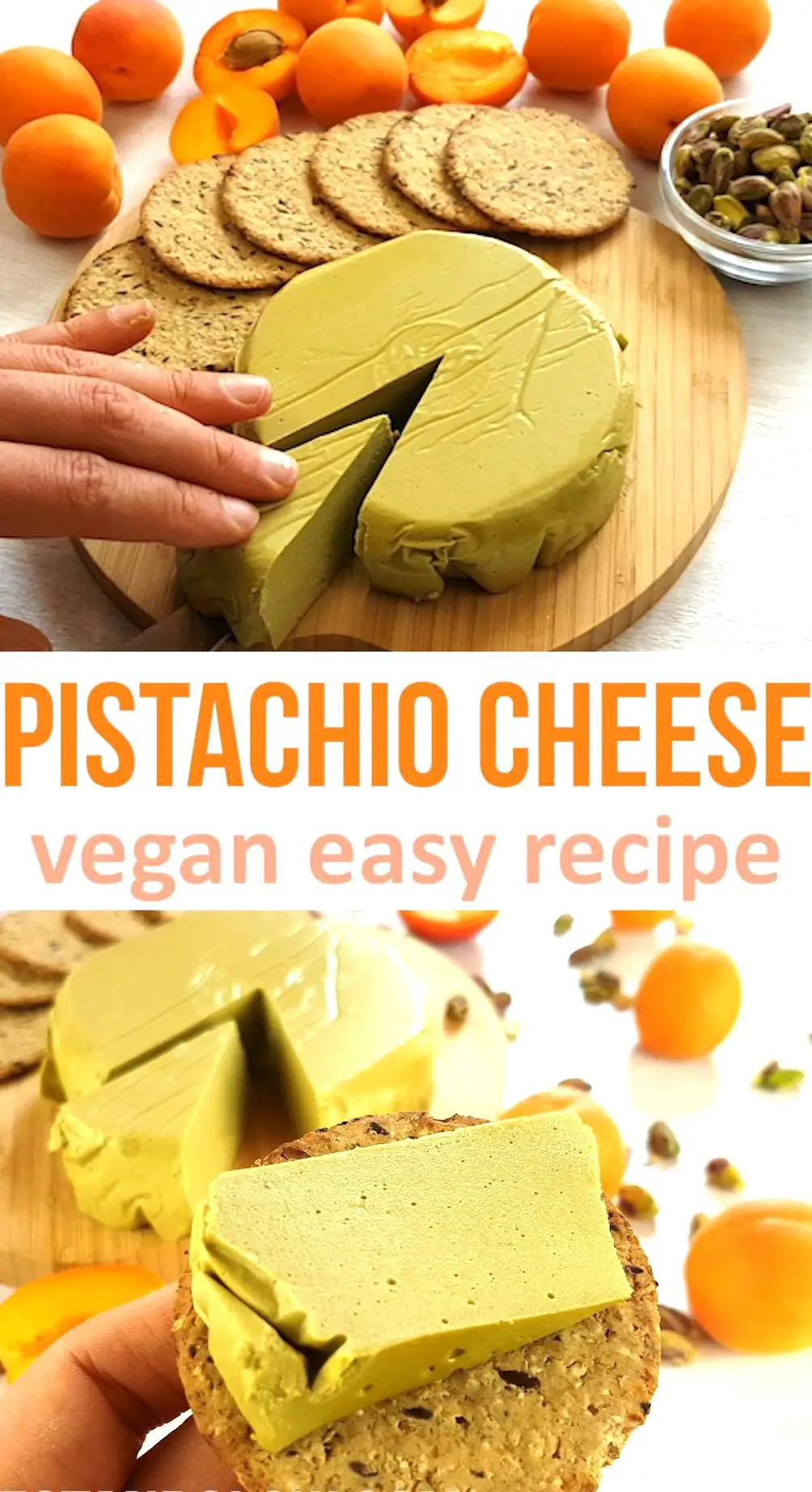 Pistachio Nut Cheese is a quick and easy vegan cheese made ...
