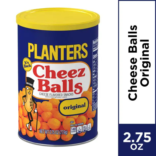 Planters Cheez Balls, 2.75 oz Canister