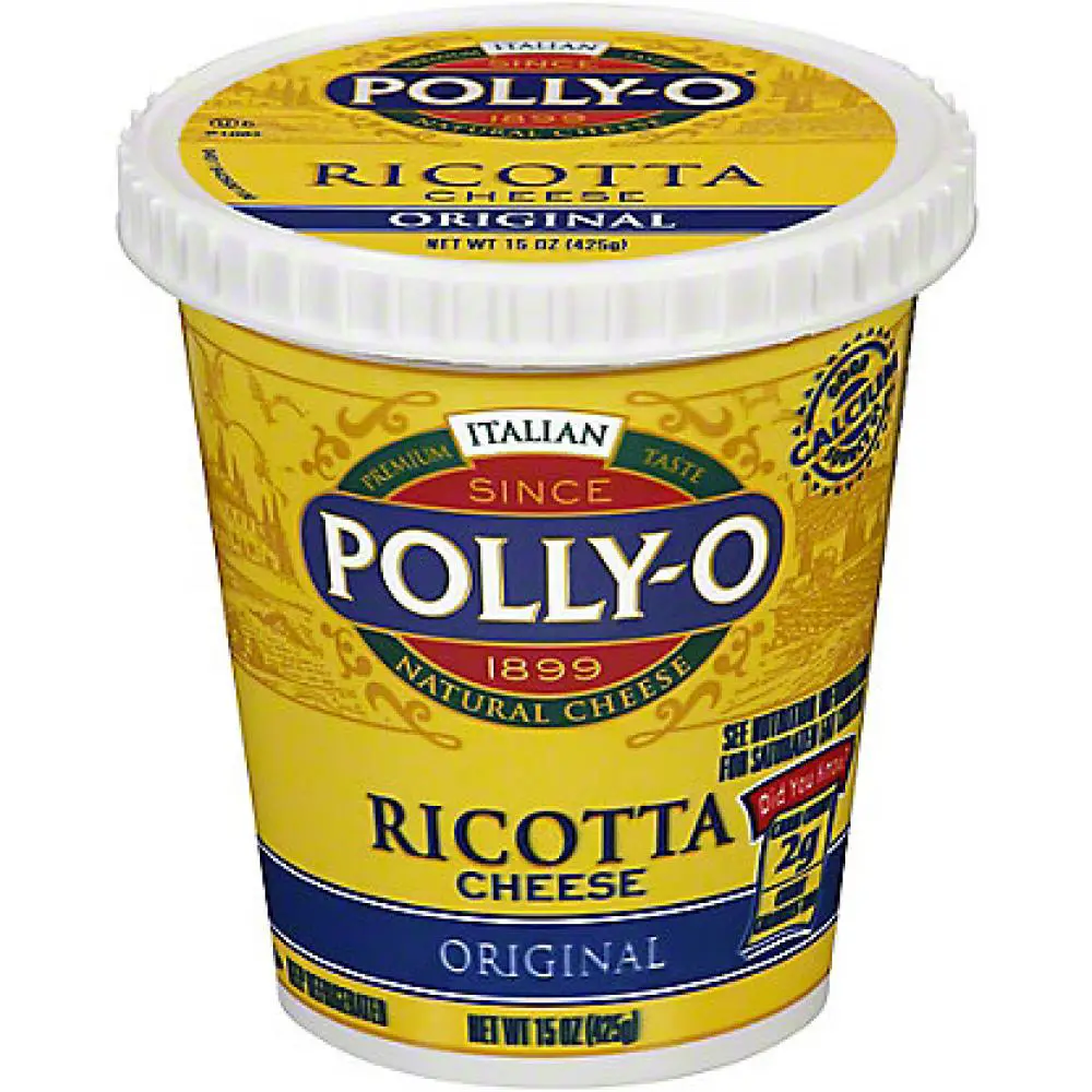 Pollyo Whole Milk Ricotta Cheese 15 oz