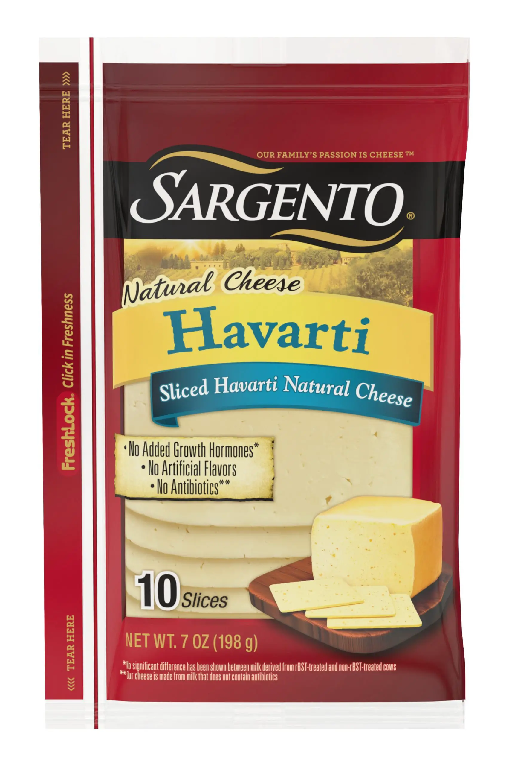 Sargento® Sliced Havarti Natural Cheese, 10 slices ...