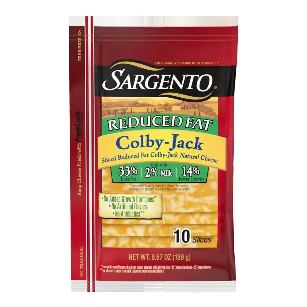 Sargento® Sliced Reduced Fat Colby