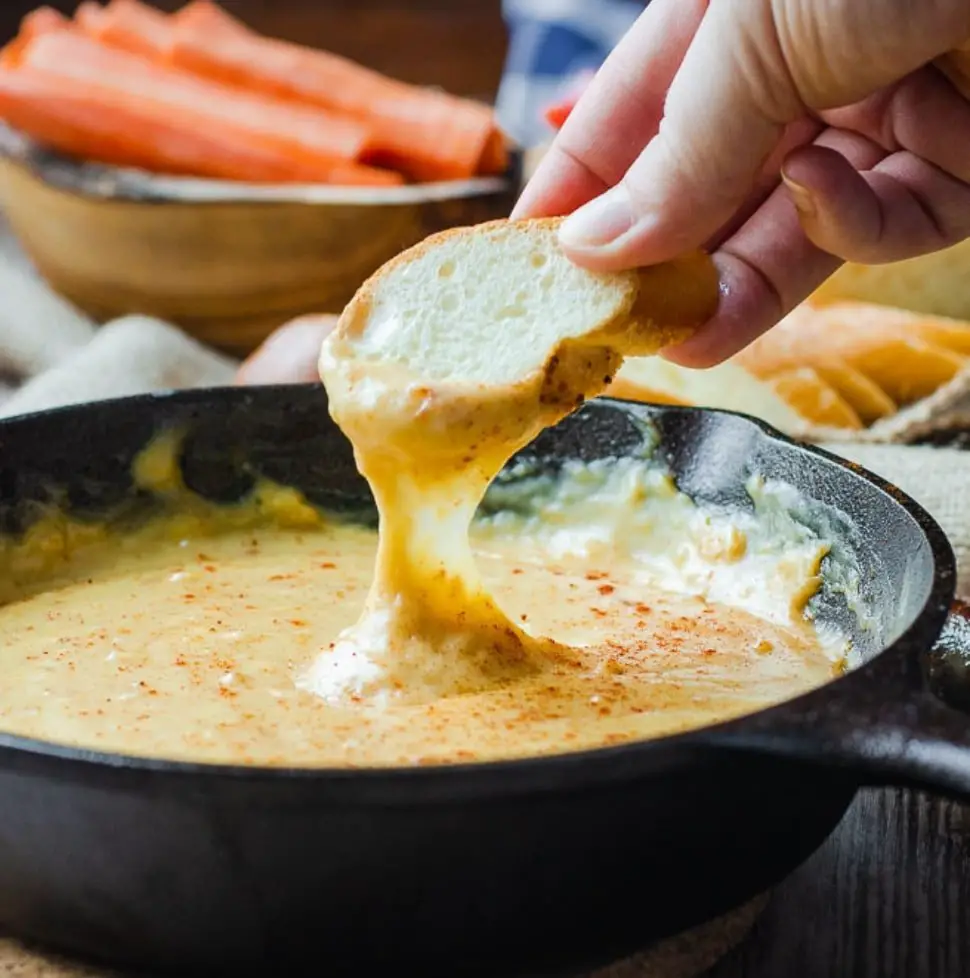 Smoky Beer Cheese Dip with White Cheddar