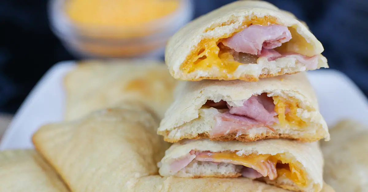 Super Easy Copycat Ham and Cheese Hot Pockets