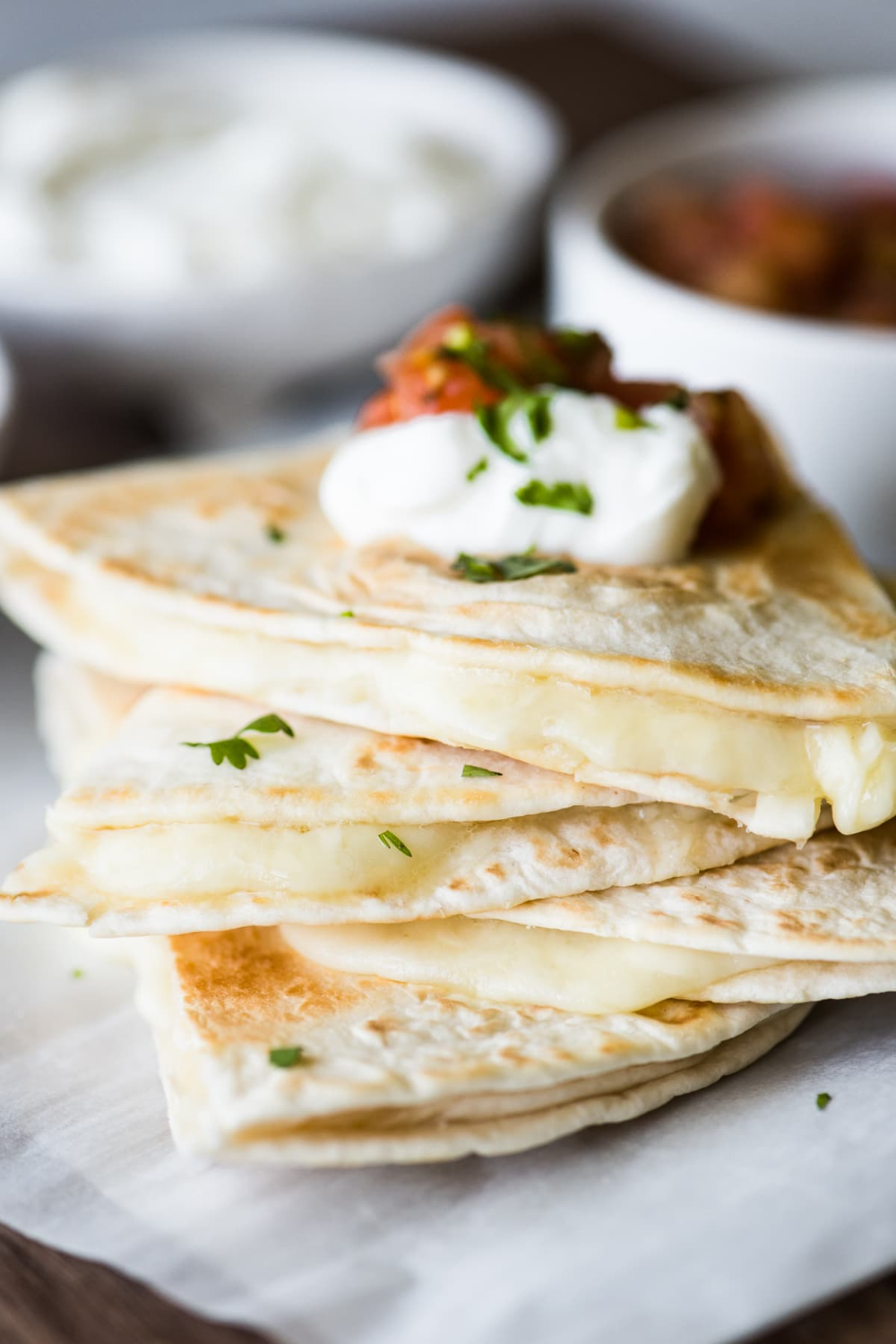 The BEST Cheese Quesadillas