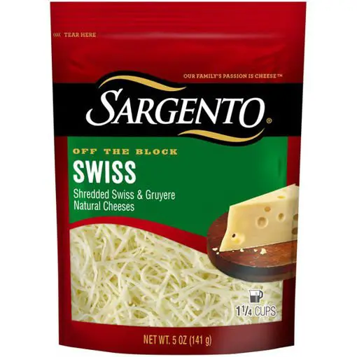 The Blue Cart. Sargento Cheese Shredded Swiss &  Gruyere Off The Block