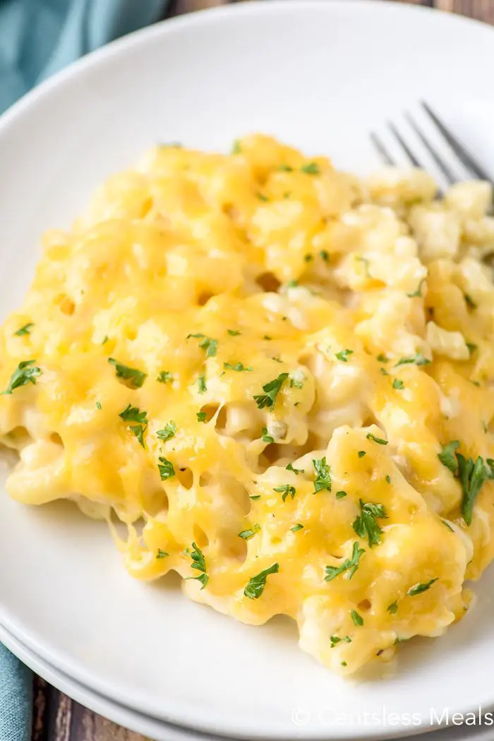 This easy baked macaroni and cheese recipe is made with a ...