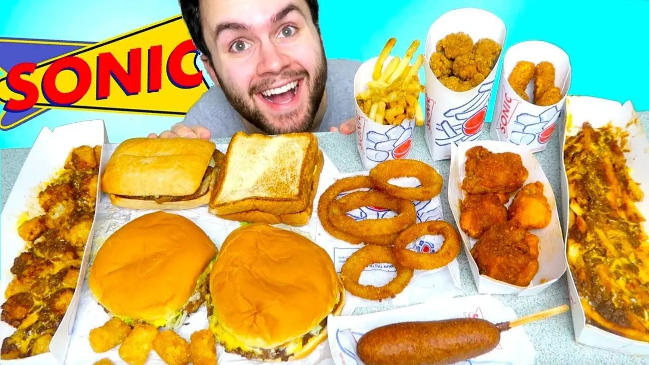 TRYING SONIC! THE WHOLE MENU!