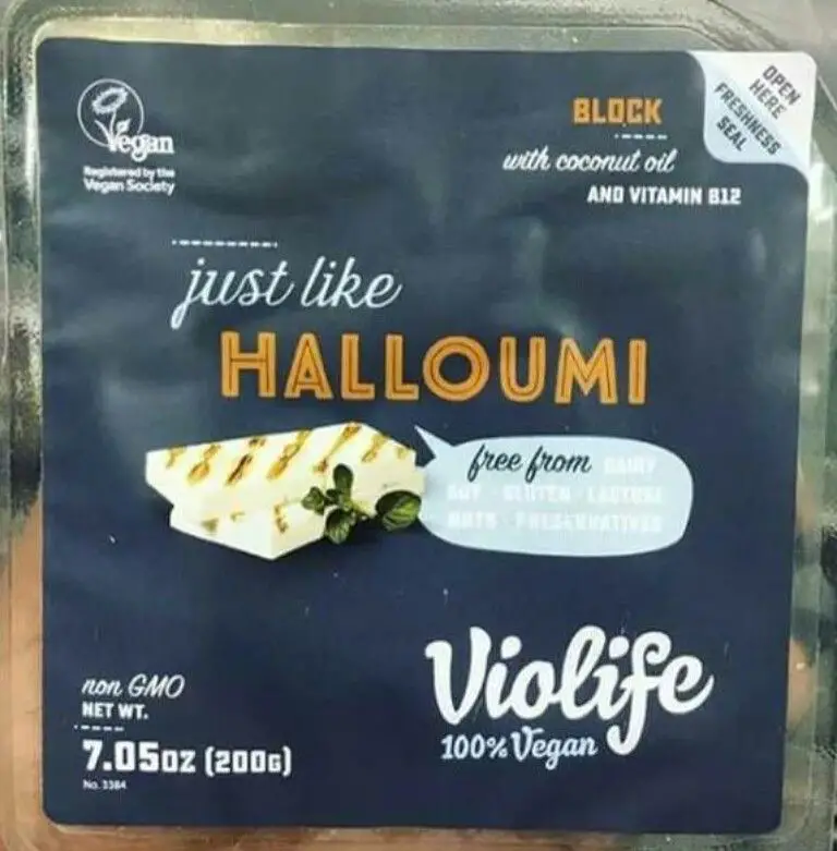 Vegan Halloumi cheese from Violife.