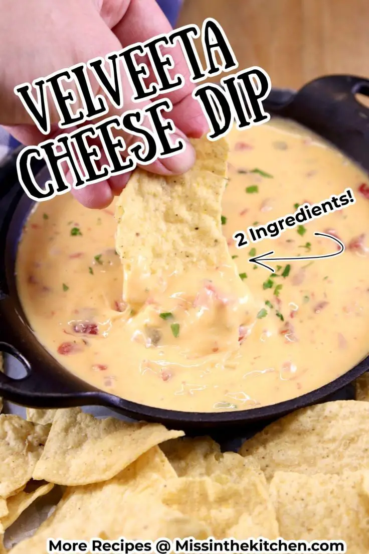 Velveeta Cheese Dip is the easiest queso to make to serve ...