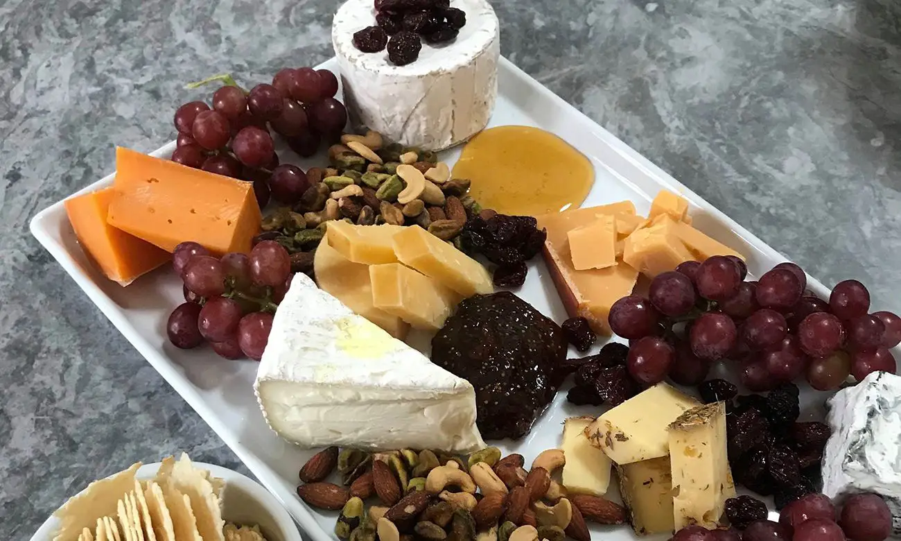 Wine and cheese go together like â well, it doesn