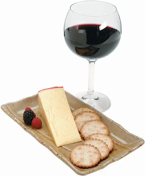 Wine with Crackers and Cheese  Prepared Food Photos